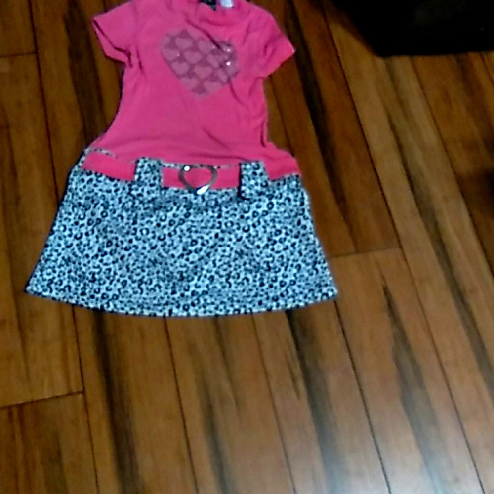 Pink & Violet Dress